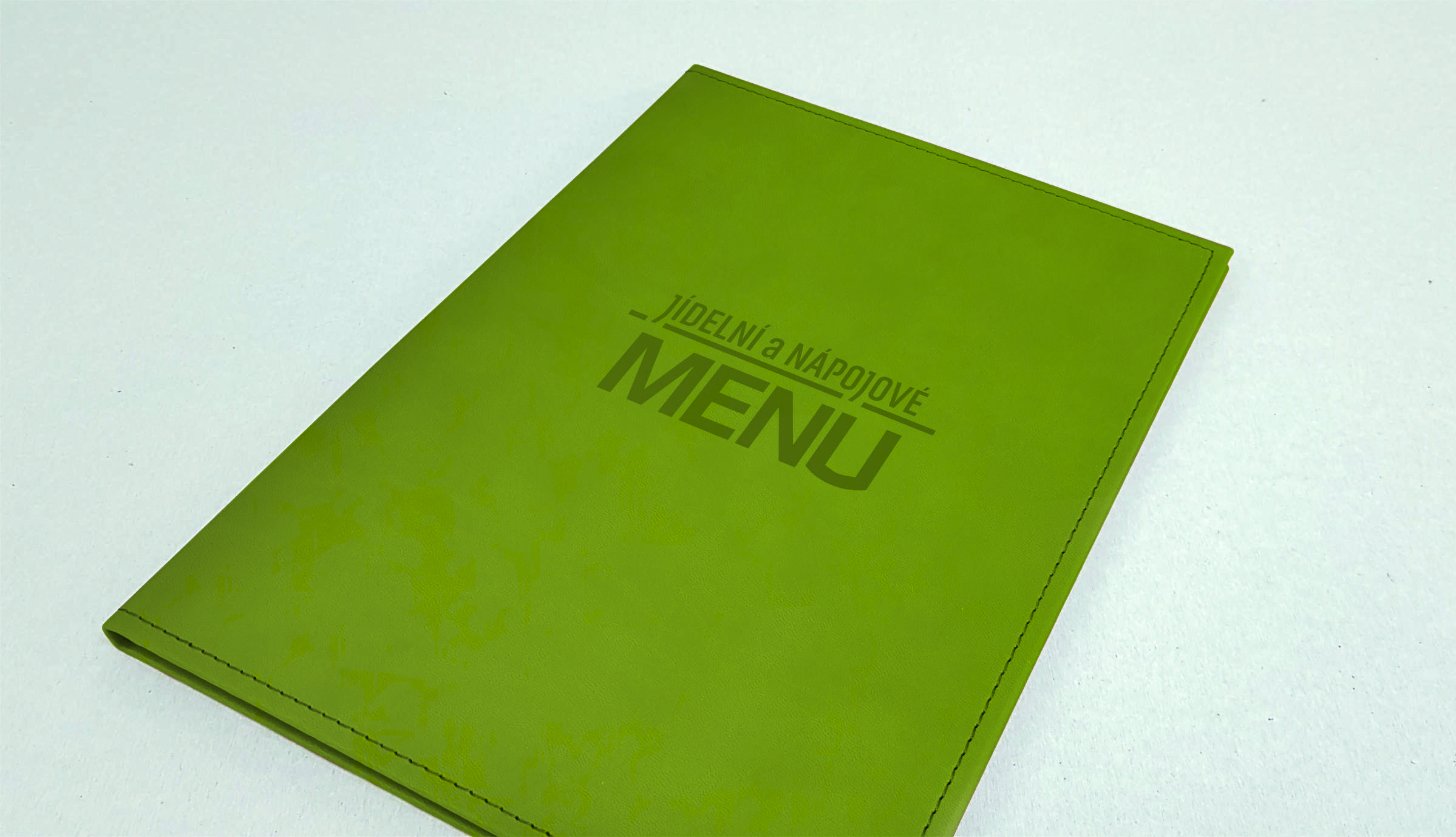 Jídelní lístek Book světle zelenkavý